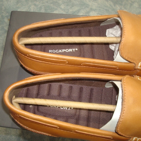 ROCKPORT MALCOM TASSEL MEN\'S TAN LOAFERS main image 5